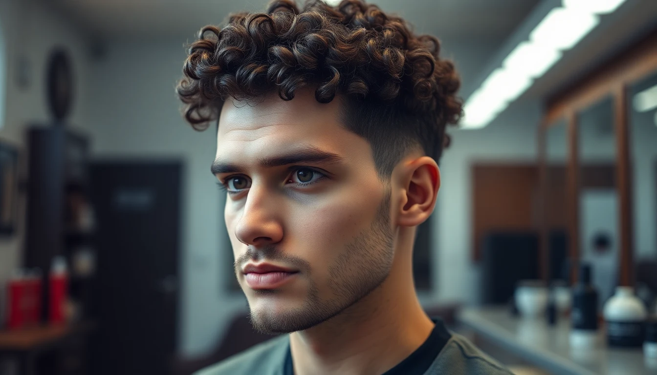 Diffusing Curly Hair for Men: Does It Work and How to Do It Right — man with natural curly hair