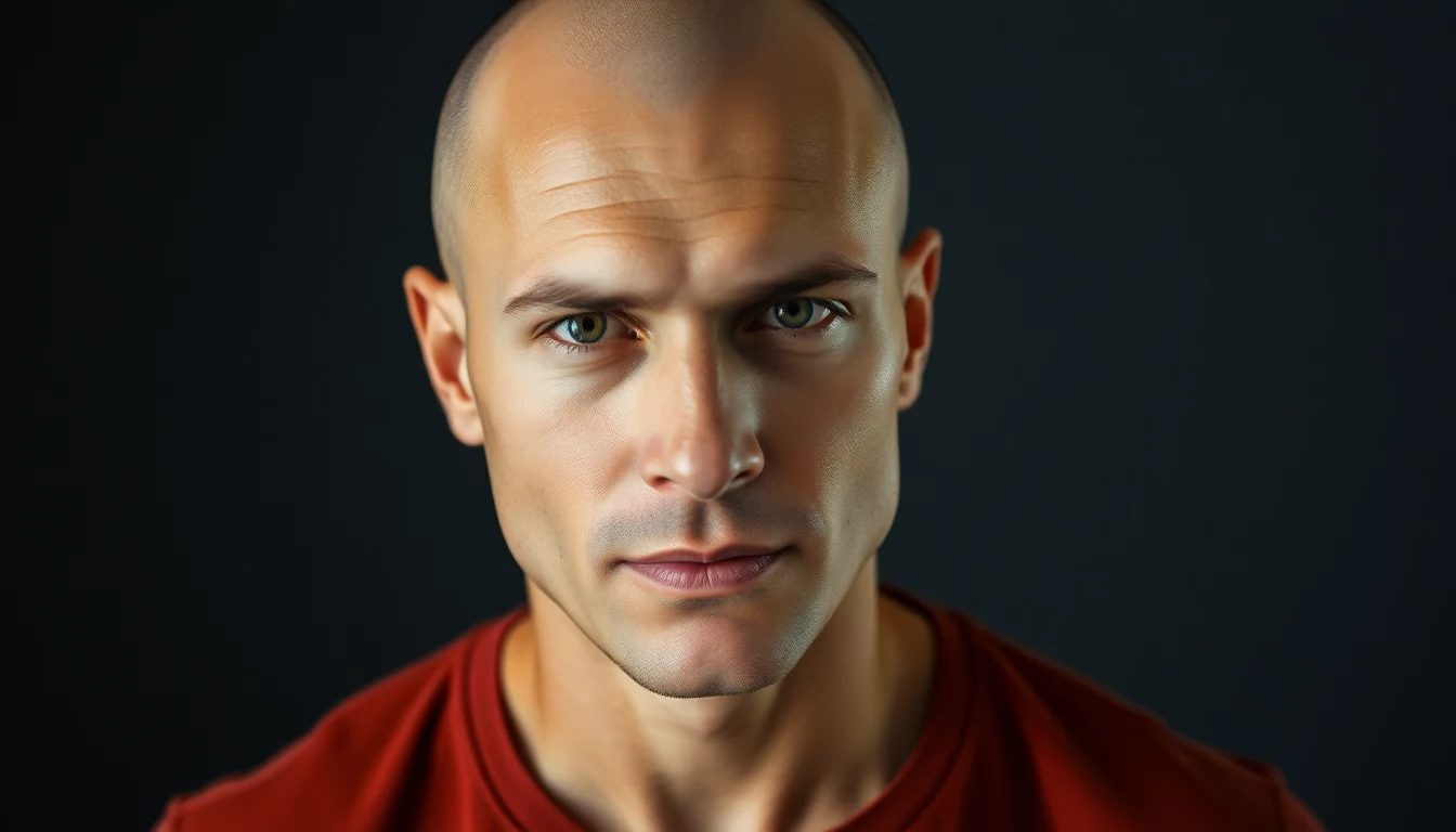 Does Shaving Your Head Make You Look Younger? — confident man with shaved bald head