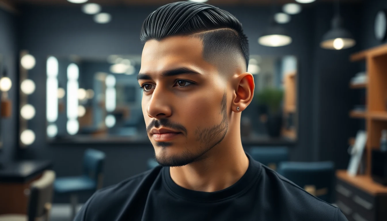Dominican Blowout for Men: What It Is and How to Maintain It — man with fresh fade haircut