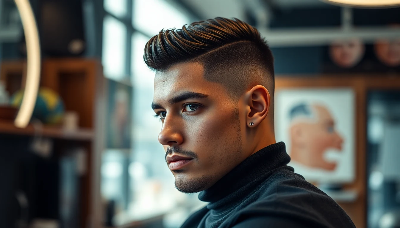 Dominican Blowout for Men: What It Is and How to Maintain It — man with fresh fade haircut