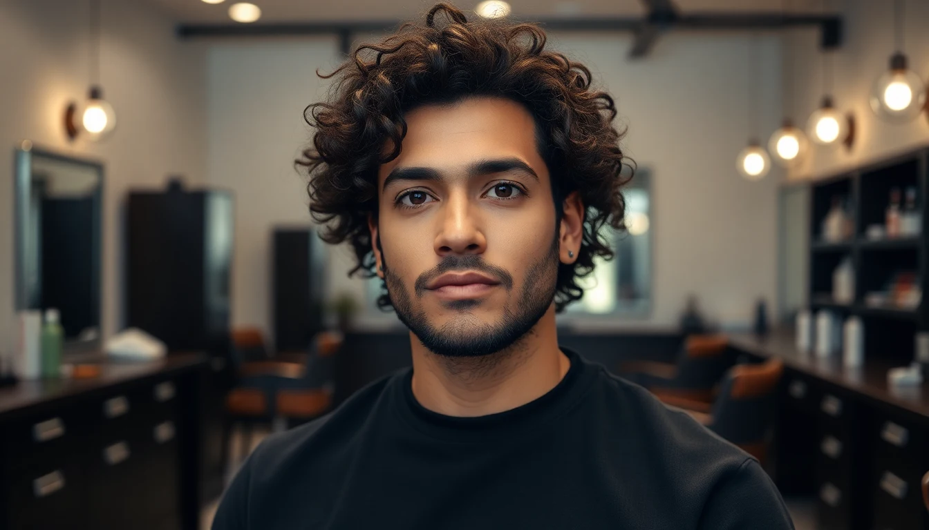 Hair Porosity Guide for Men with Curly Hair: Low vs High Porosity Explained — man with natural curly hair