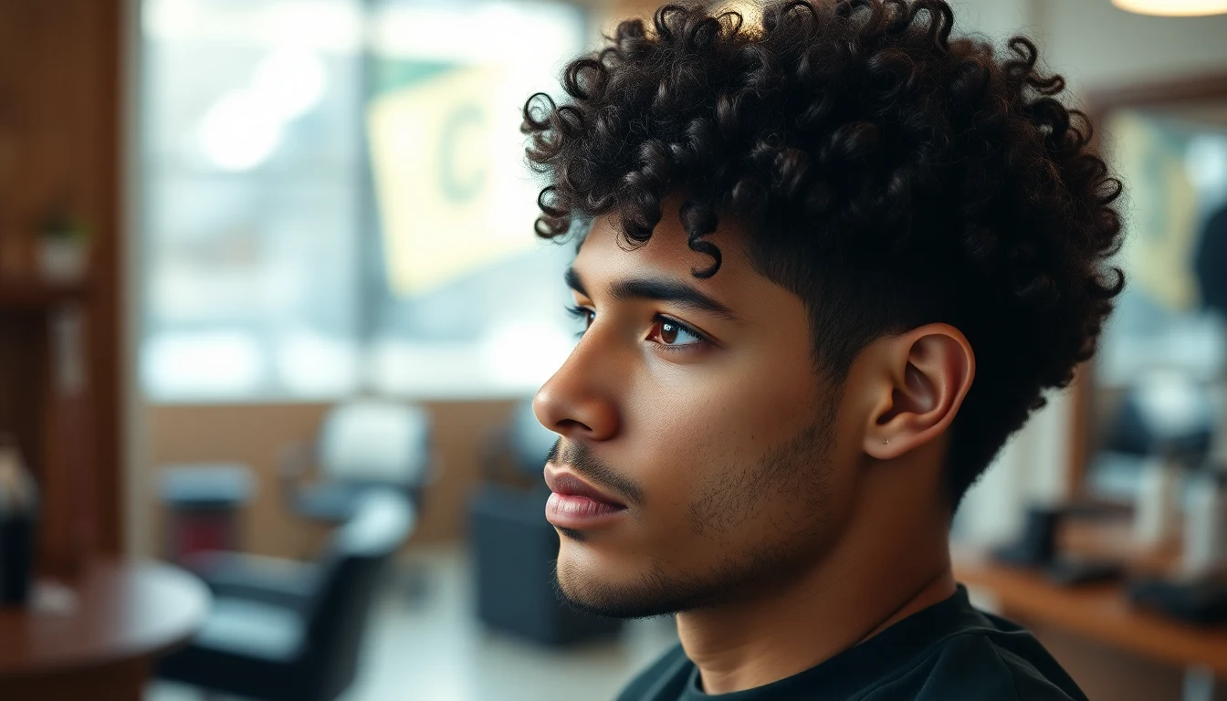 Hair Porosity Guide for Men with Curly Hair: Low vs High Porosity Explained — man with natural curly hair