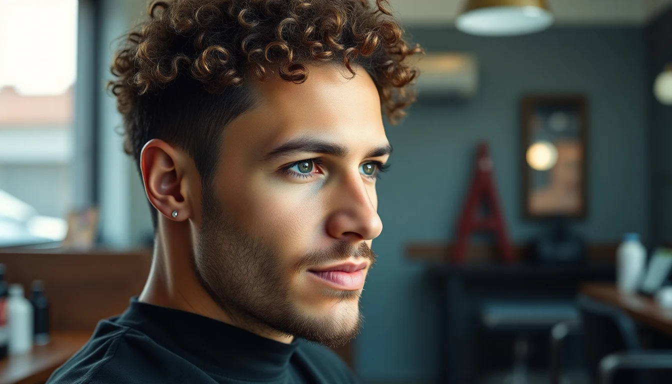 Hair Porosity Guide for Men with Curly Hair: Low vs High Porosity Explained — man with natural curly hair