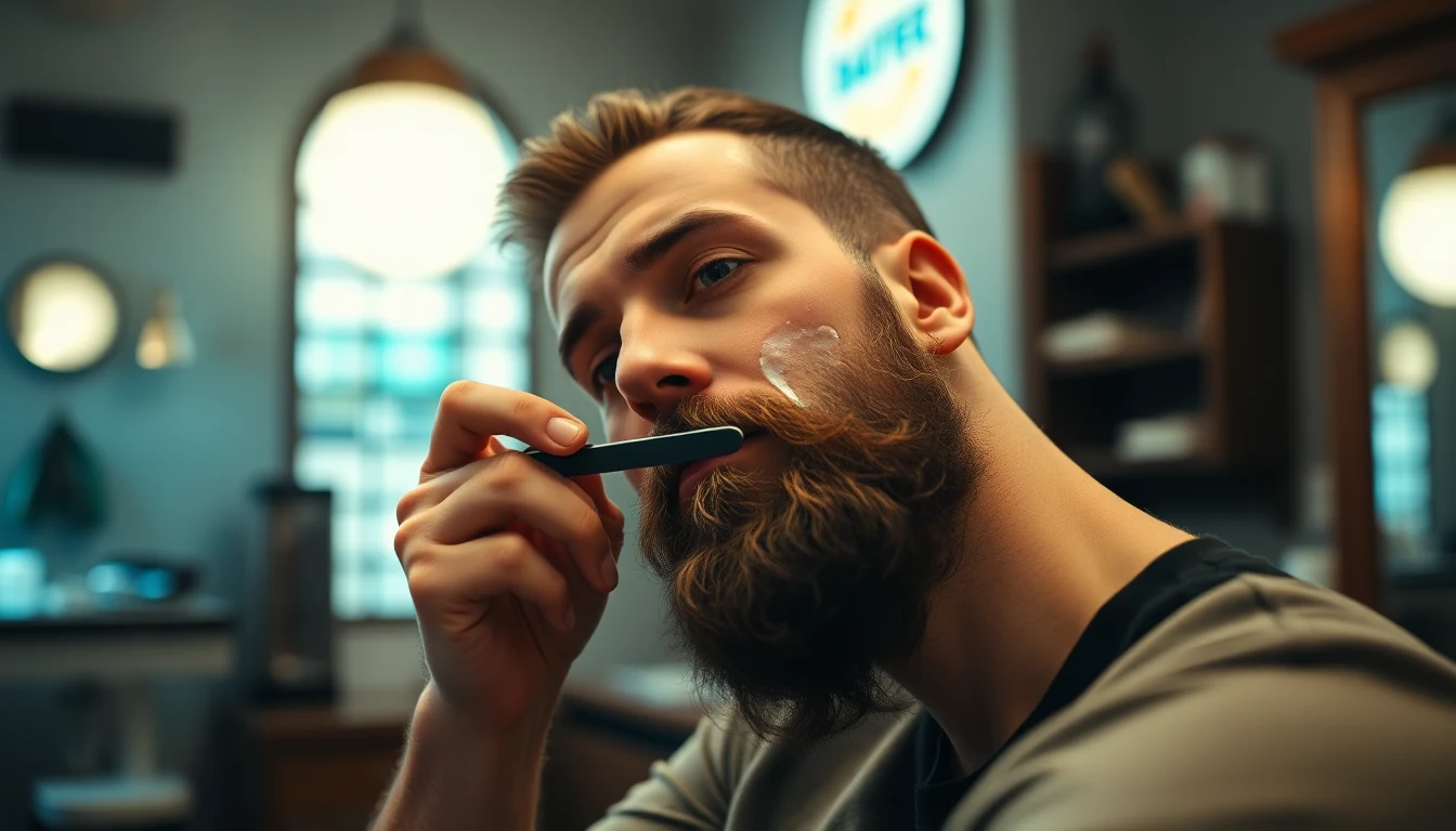 Halachic Electric Shavers: Complete Guide for Observant Jewish Men (2026) — man shaving with straight razor