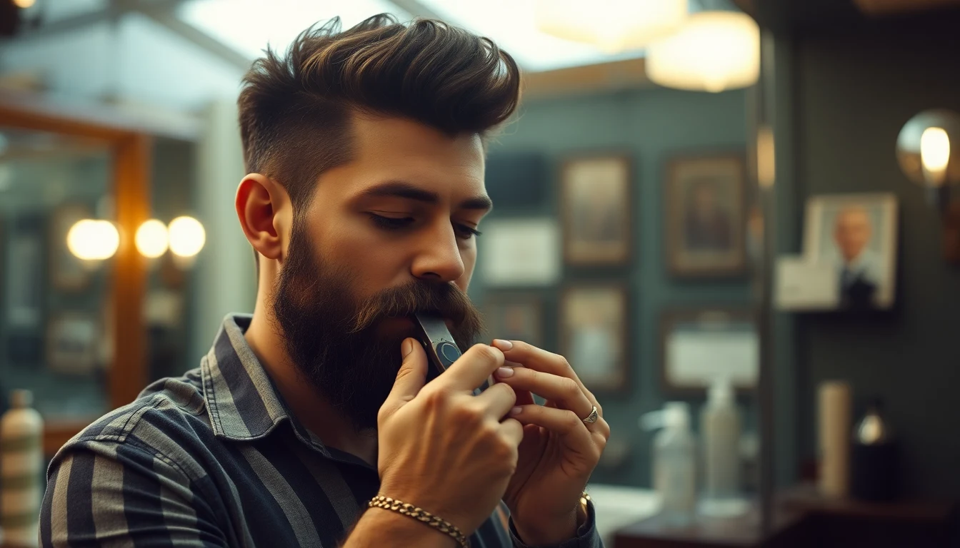 Halachic Electric Shavers: Complete Guide for Observant Jewish Men (2026) — man shaving with straight razor