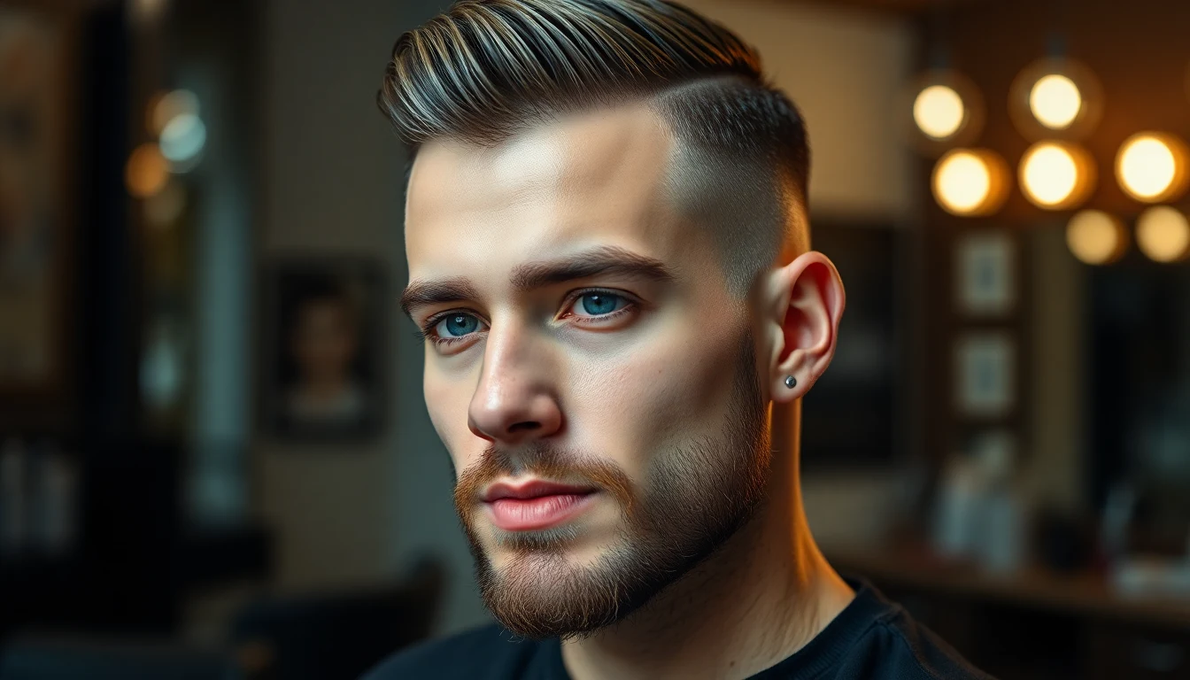 High Fade Haircut: Styles, Variations, and How to Get It Right — man with fresh fade haircut