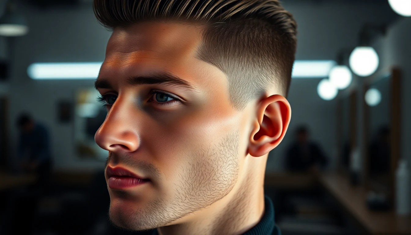 High Fade Haircut: Styles, Variations, and How to Get It Right — man with fresh fade haircut