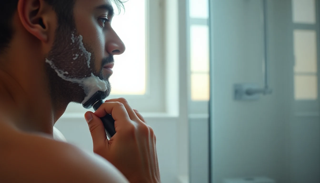 How Long Do Electric Razors Last? — man using electric razor