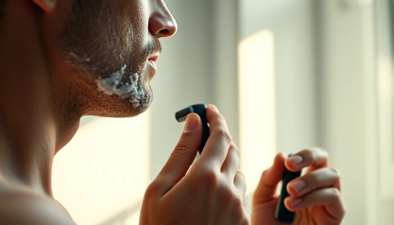 How Long Do Electric Razors Last? — man using electric razor