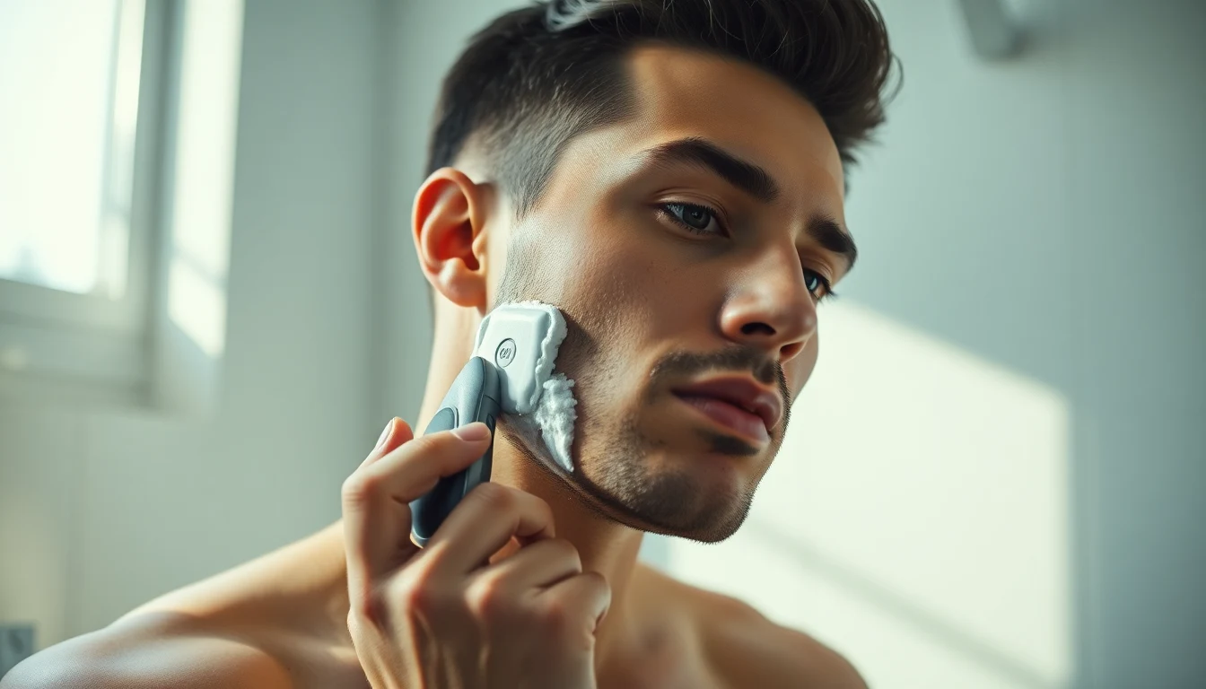 How Long Do Electric Razors Last? — man using electric razor
