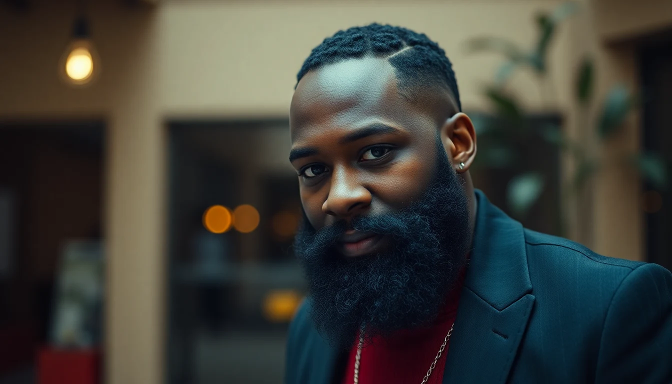 How Long Does Beard Dye Last? (Complete Guide) — man with dyed beard