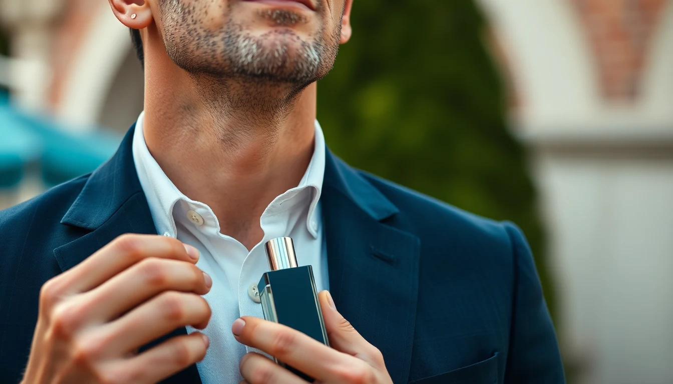 How Many Colognes Should a Man Have? — man applying cologne