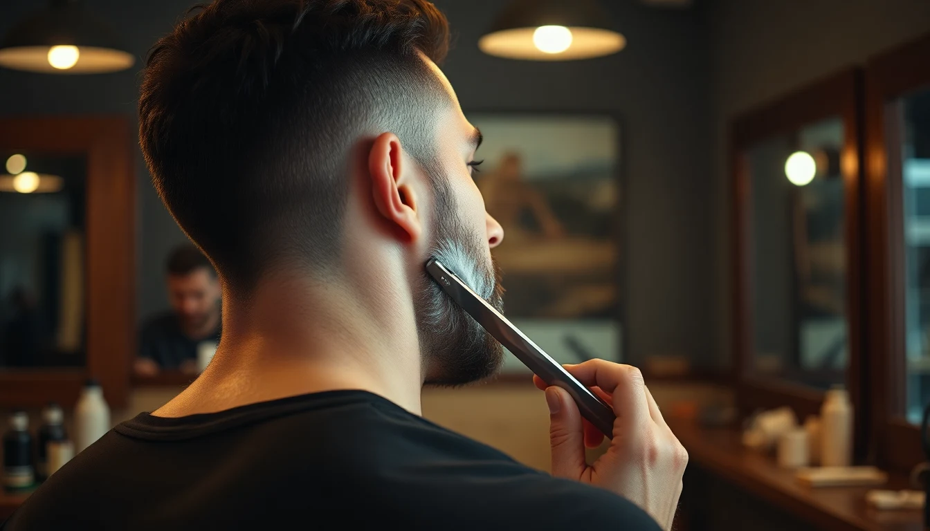 How Often Should You Shave Your Head? (What Actually Matters) — man shaving with straight razor