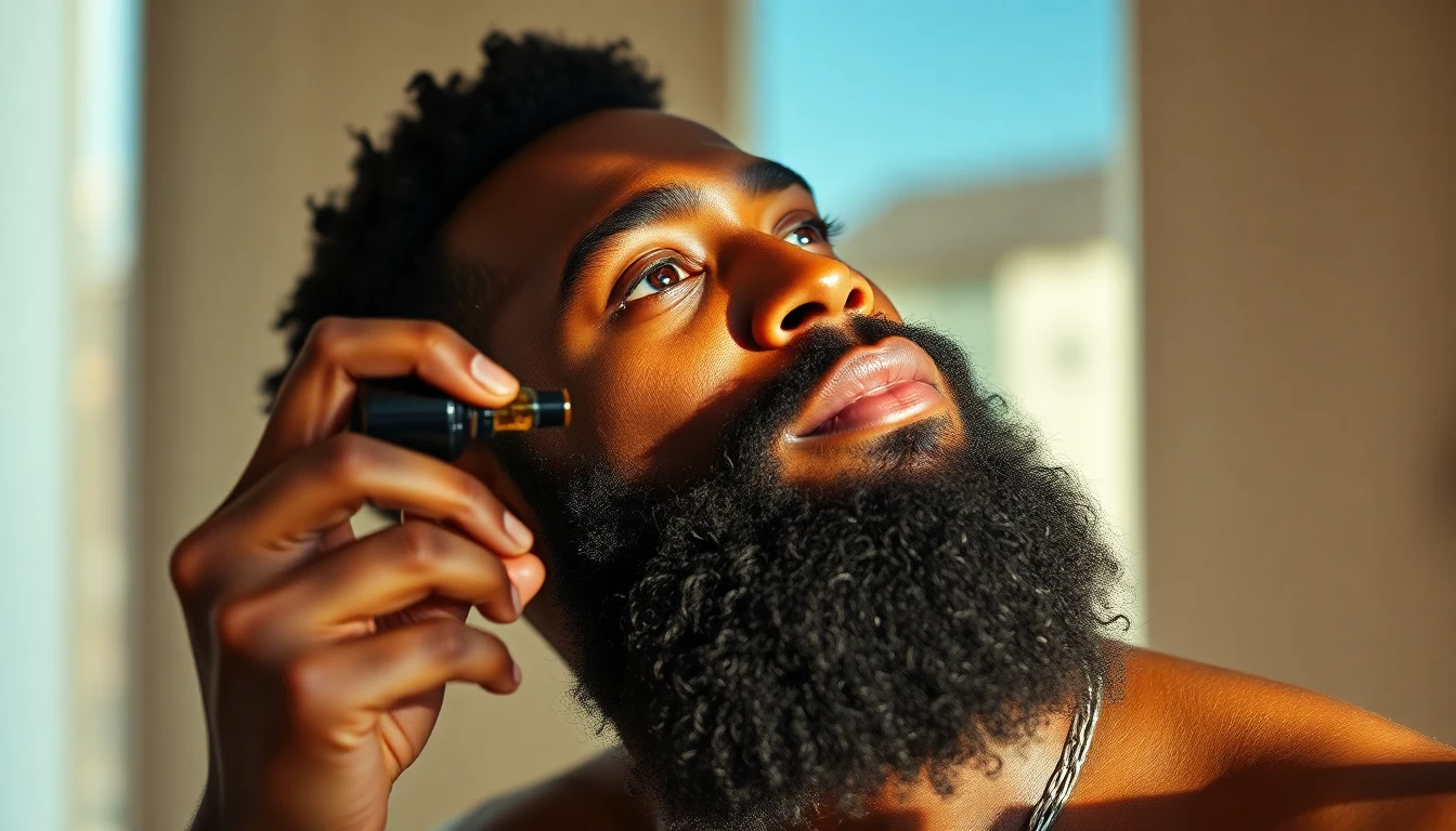 How Often Should You Wash Your Beard? — man applying beard oil to beard