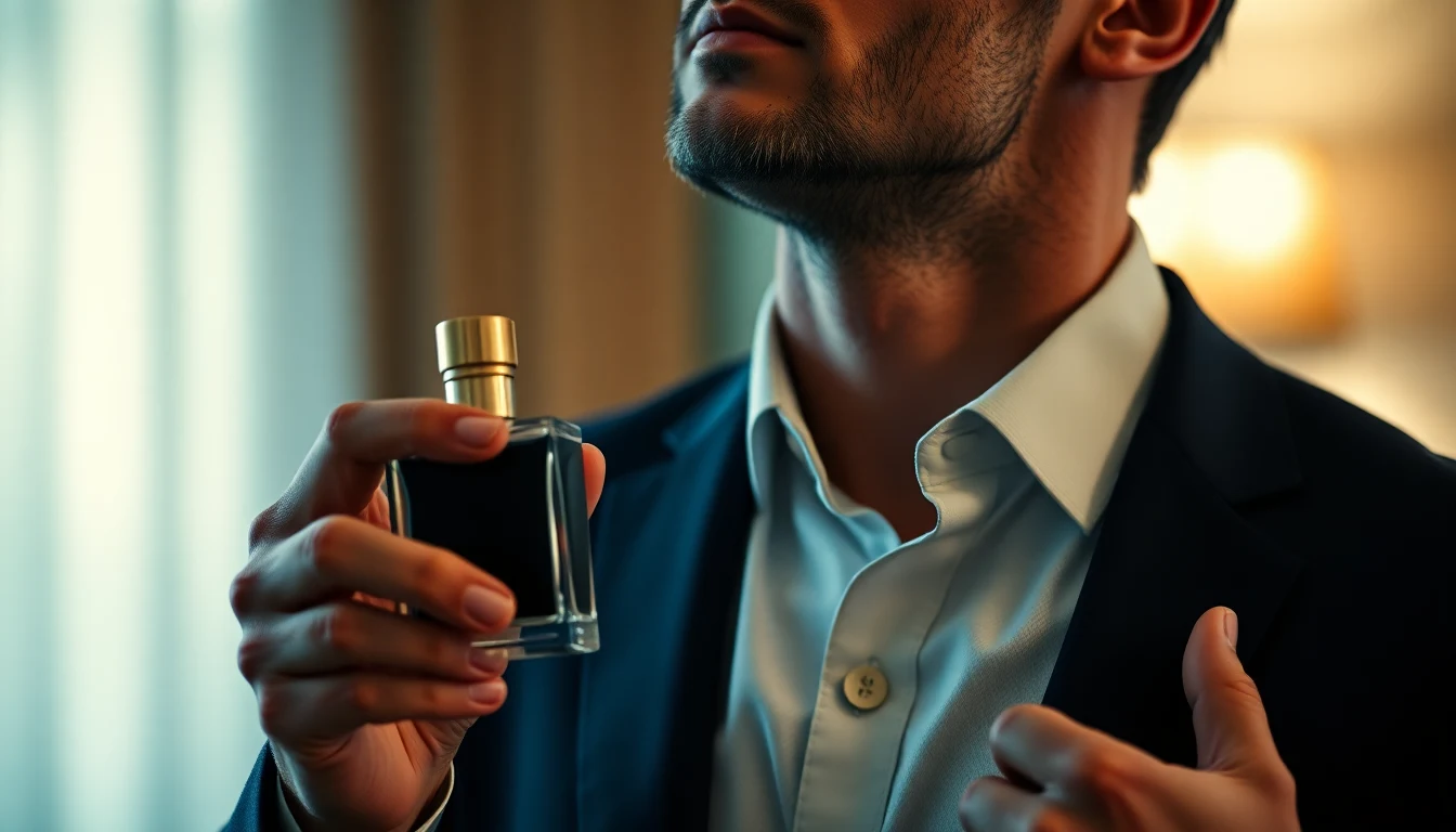 How to Apply Cologne: The Complete Guide to Smelling Great All Day — man applying cologne
