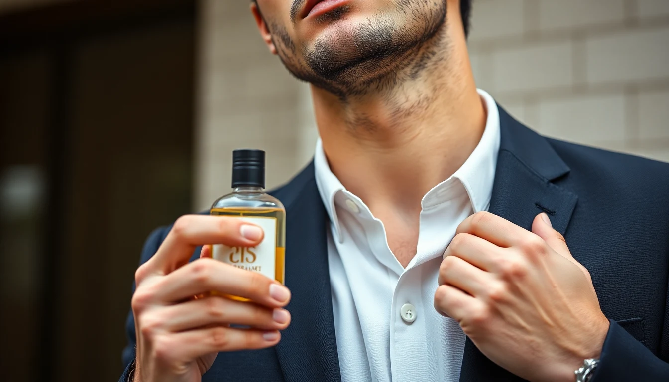 How to Apply Cologne: The Complete Guide to Smelling Great All Day — man applying cologne