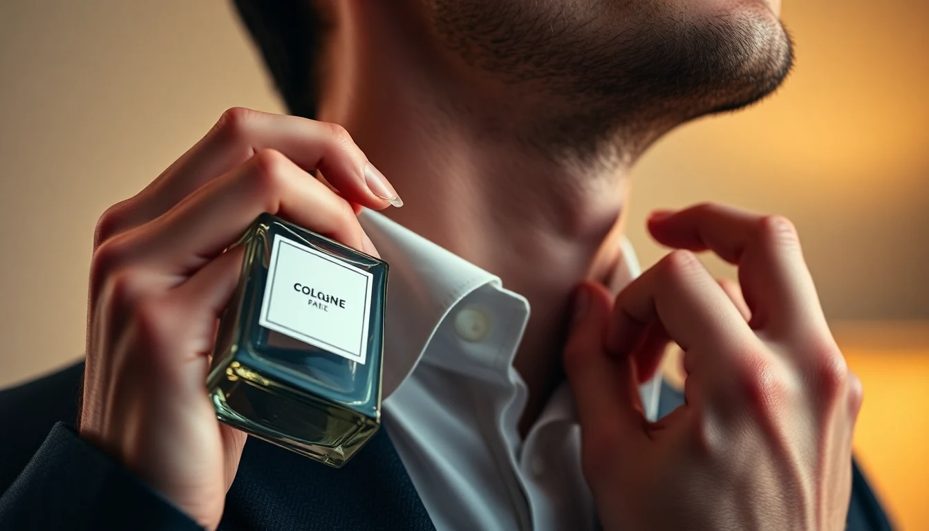 How to Apply Cologne: The Complete Guide to Smelling Great All Day — man applying cologne