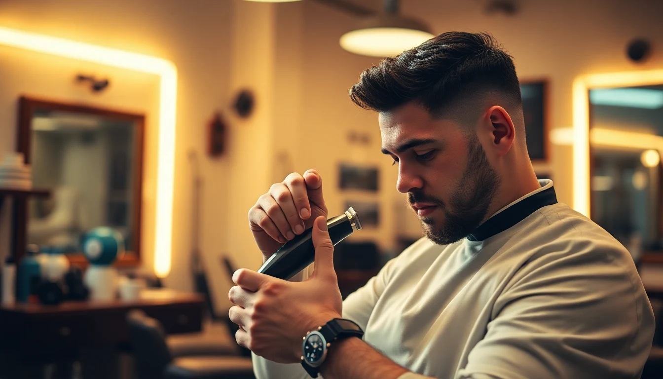 How to Clean Hair Clippers (Step-by-Step Guide) — barber maintaining hair clippers