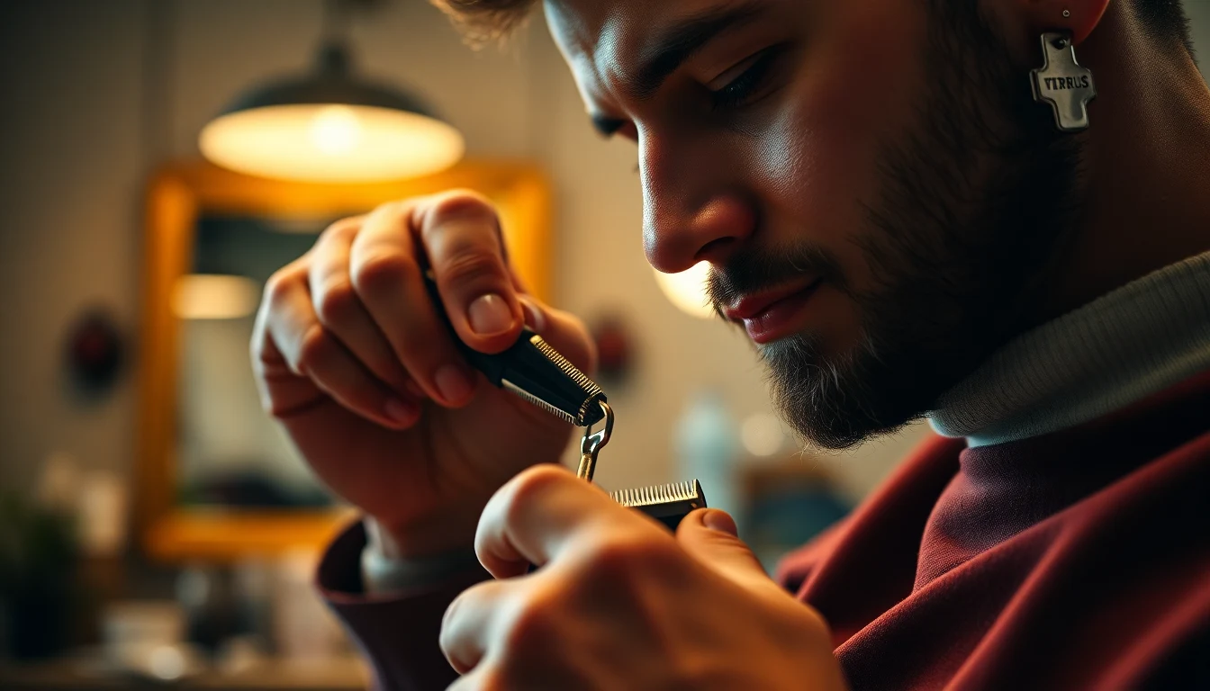 How to Fix Hair Clippers That Won’t Cut — barber maintaining hair clippers