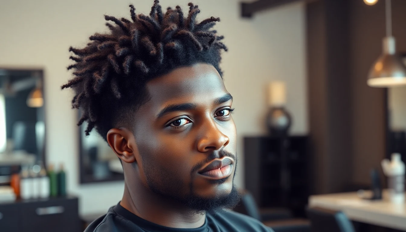 How to Get Curly Hair as a Black Male: Sponge, Twist-Out, and Product Methods — man with natural curly hair