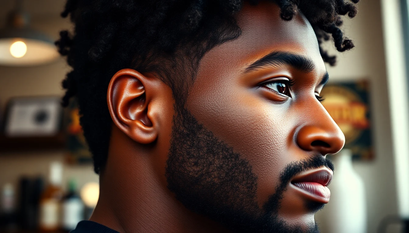 How to Get Curly Hair as a Black Male: Sponge, Twist-Out, and Product Methods — man with natural curly hair