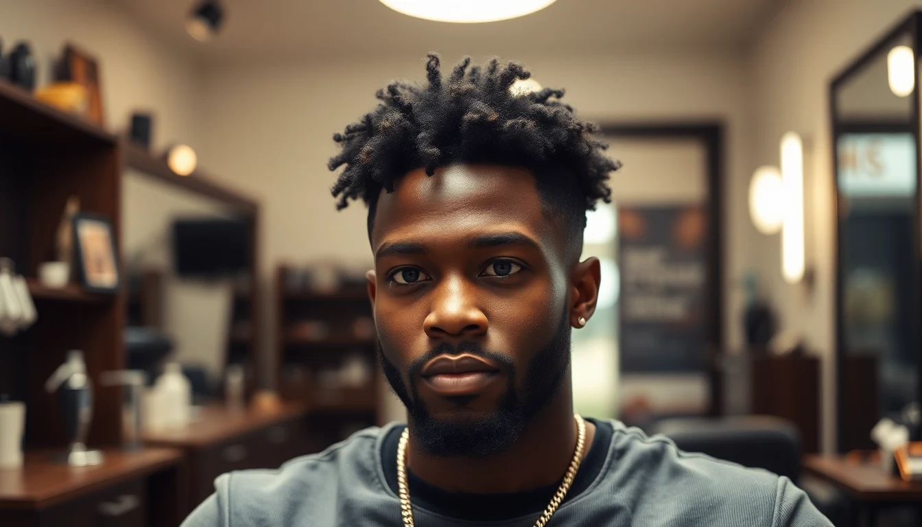 How to Get Curly Hair as a Black Male: Sponge, Twist-Out, and Product Methods — man with natural curly hair