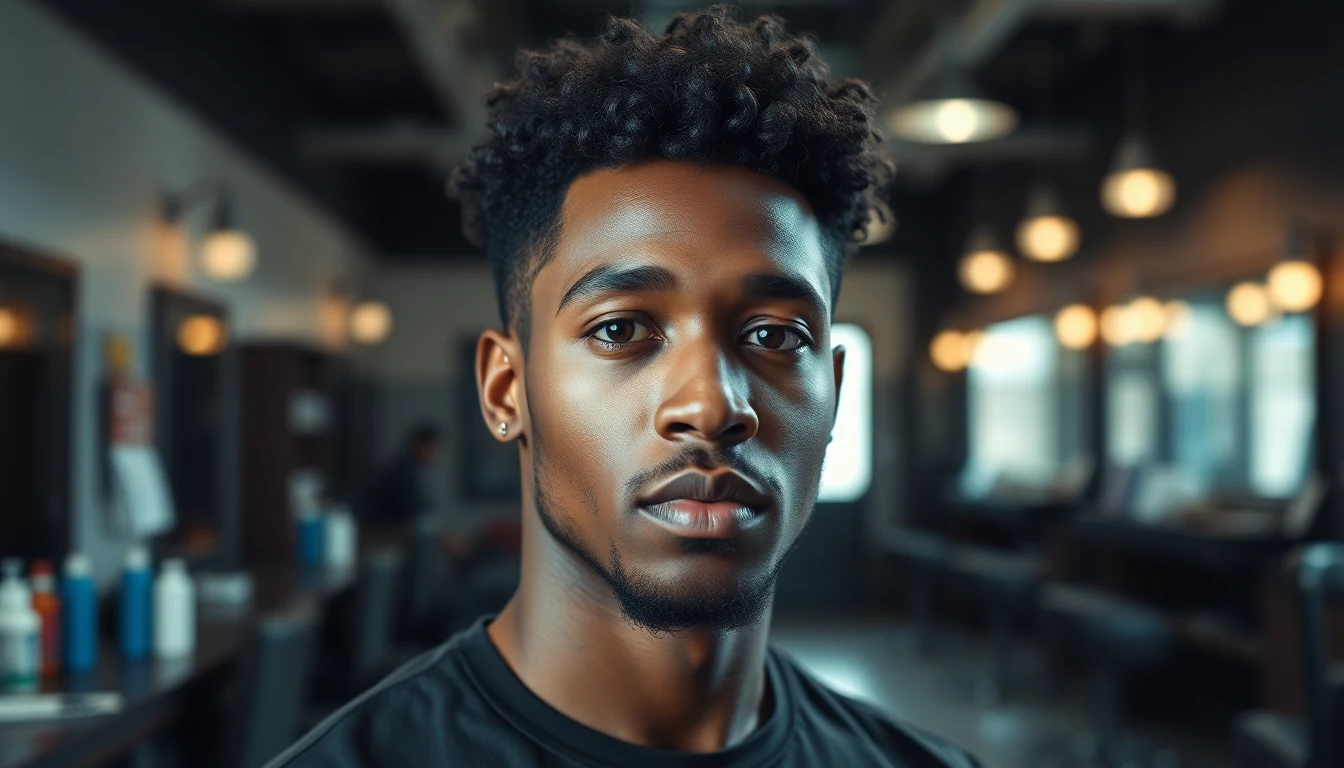 How to Get Curly Hair as a Black Male: Sponge, Twist-Out, and Product Methods — man with natural curly hair