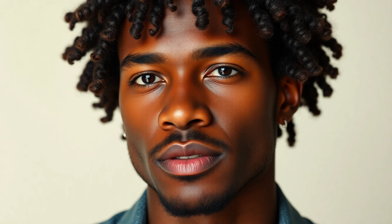 How to Grow 4C Hair: The Complete Men’s Guide to Length and Health — natural 4C hair portrait