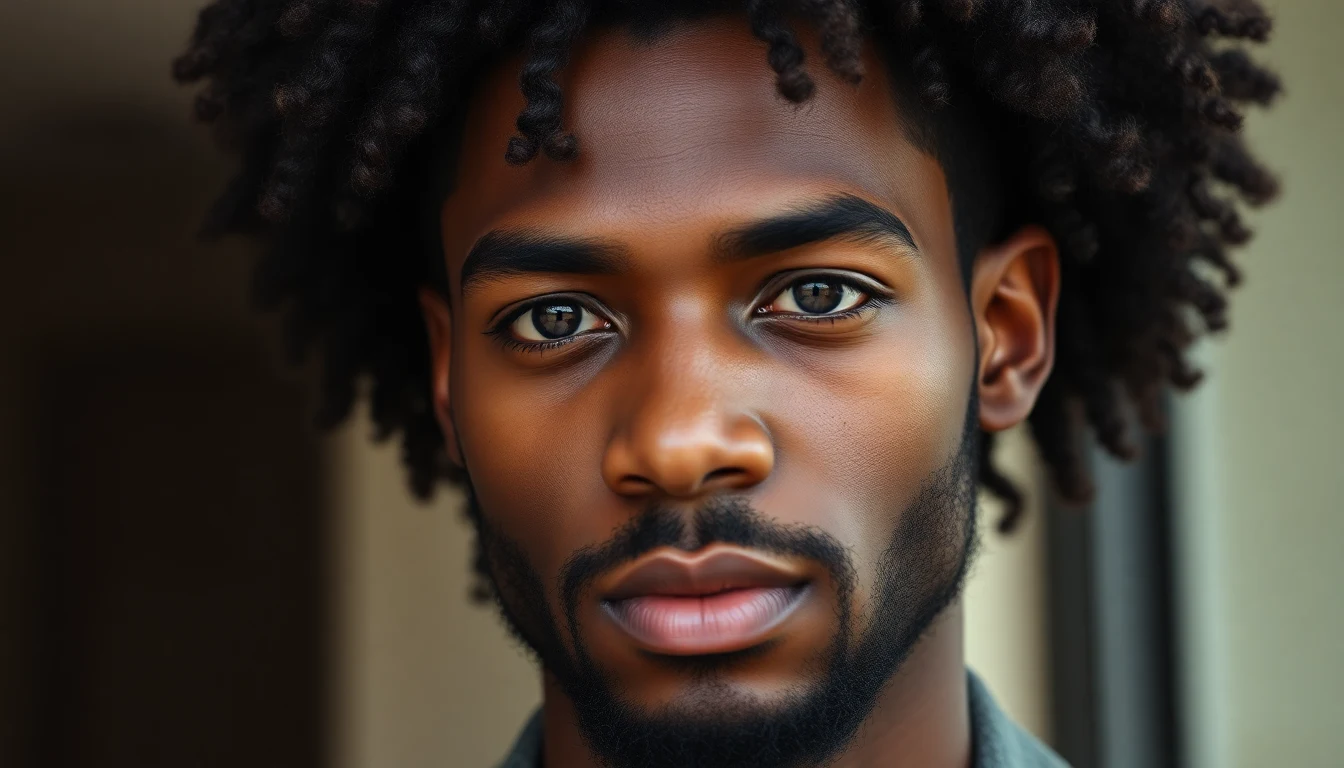 How to Grow 4C Hair: The Complete Men’s Guide to Length and Health — natural 4C hair portrait