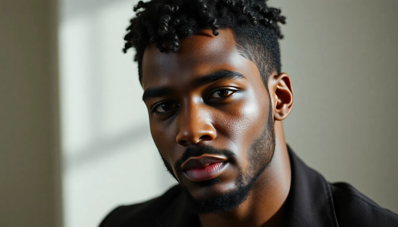 How to Grow 4C Hair: The Complete Men’s Guide to Length and Health — natural 4C hair portrait