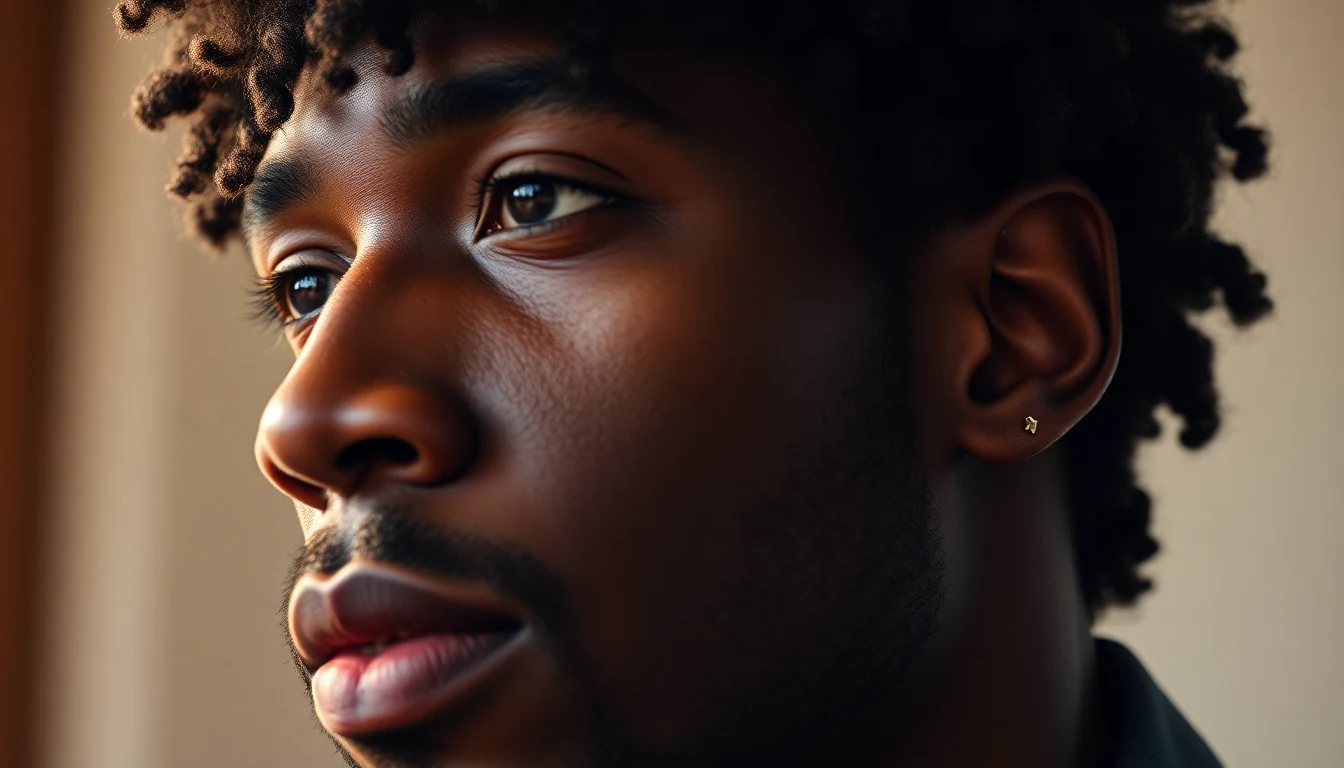 How to Grow 4C Hair: The Complete Men’s Guide to Length and Health — natural 4C hair portrait