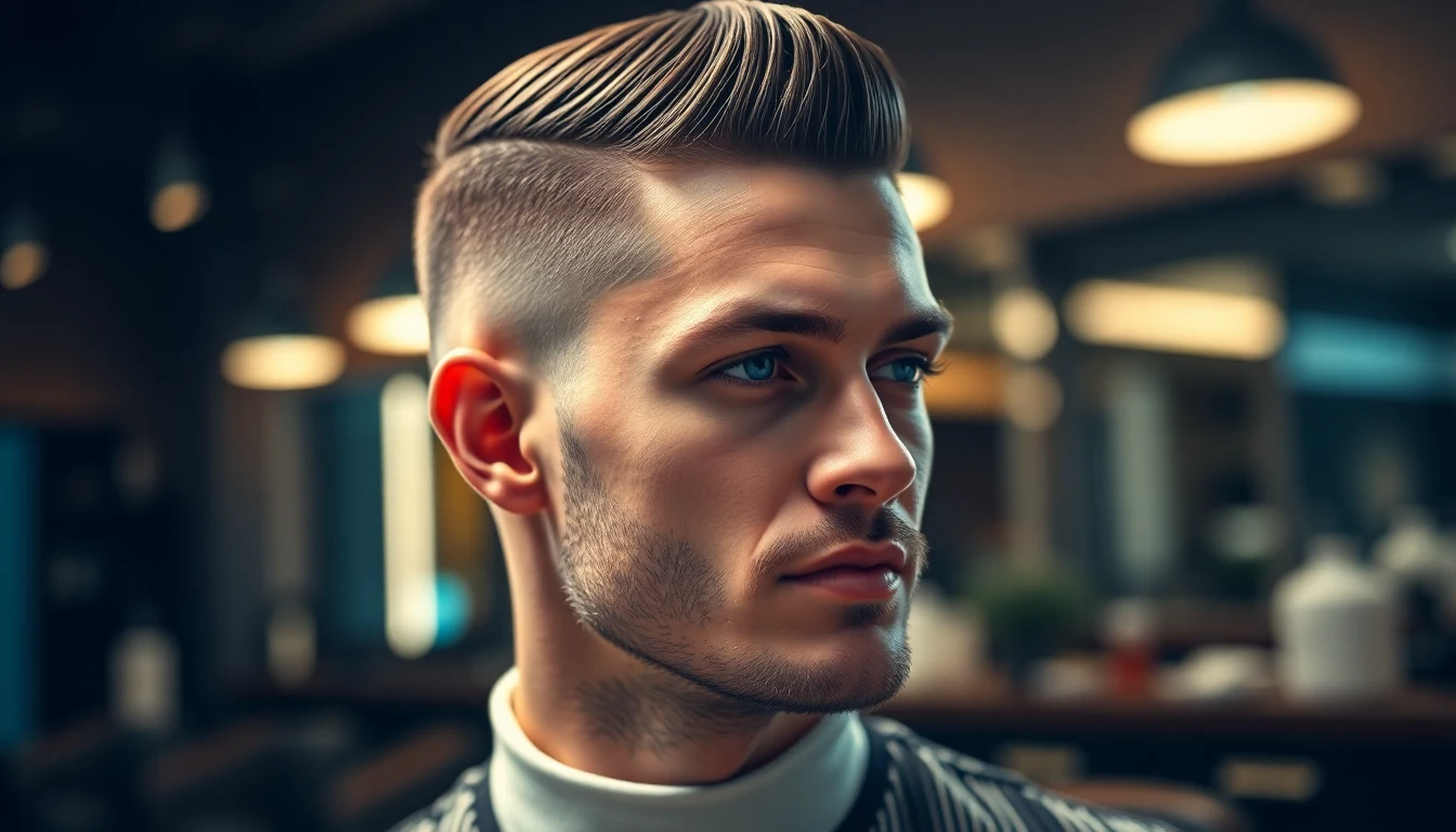 How to Maintain a Fade Between Haircuts — man with fresh fade haircut