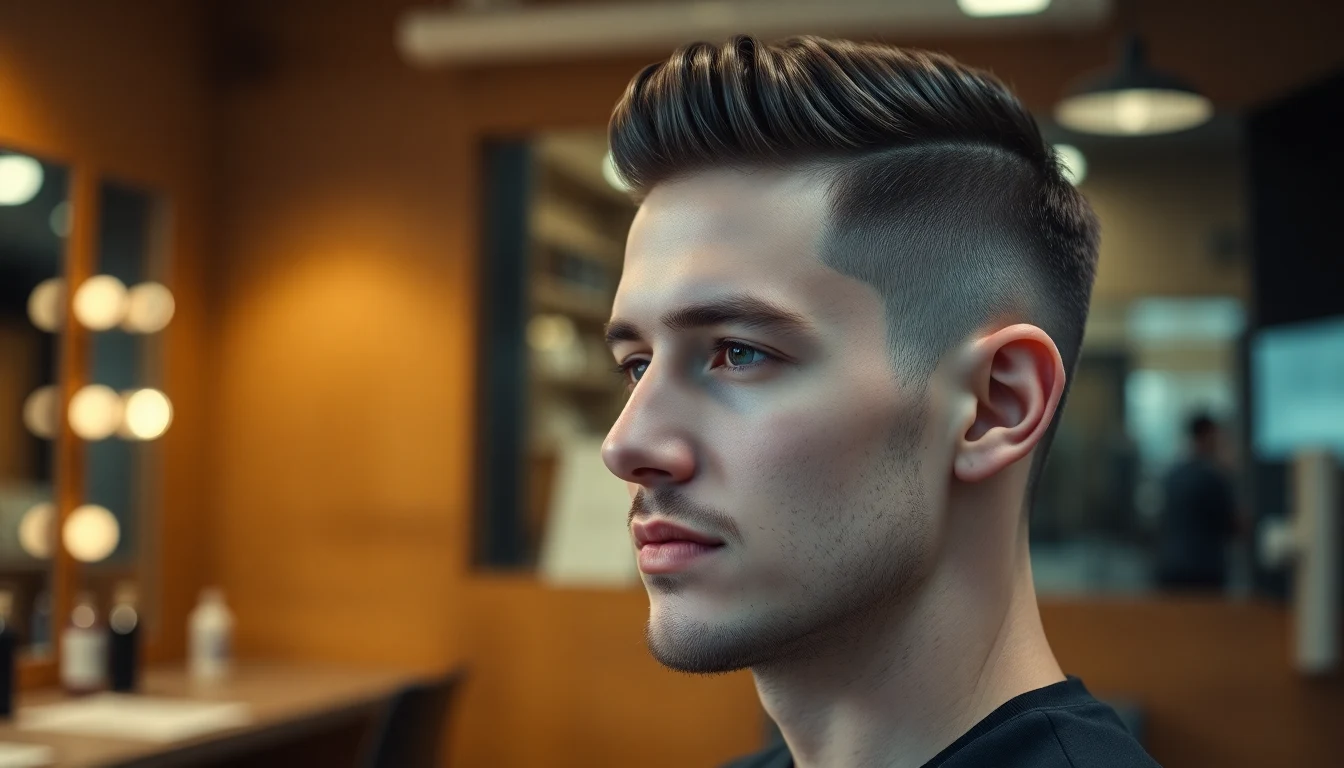 How to Maintain a Fade Between Haircuts — man with fresh fade haircut
