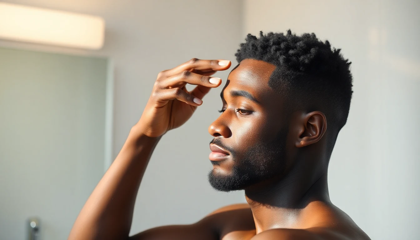 How to Moisturize Your Scalp with Dreads: The Complete Guide — man applying scalp treatment