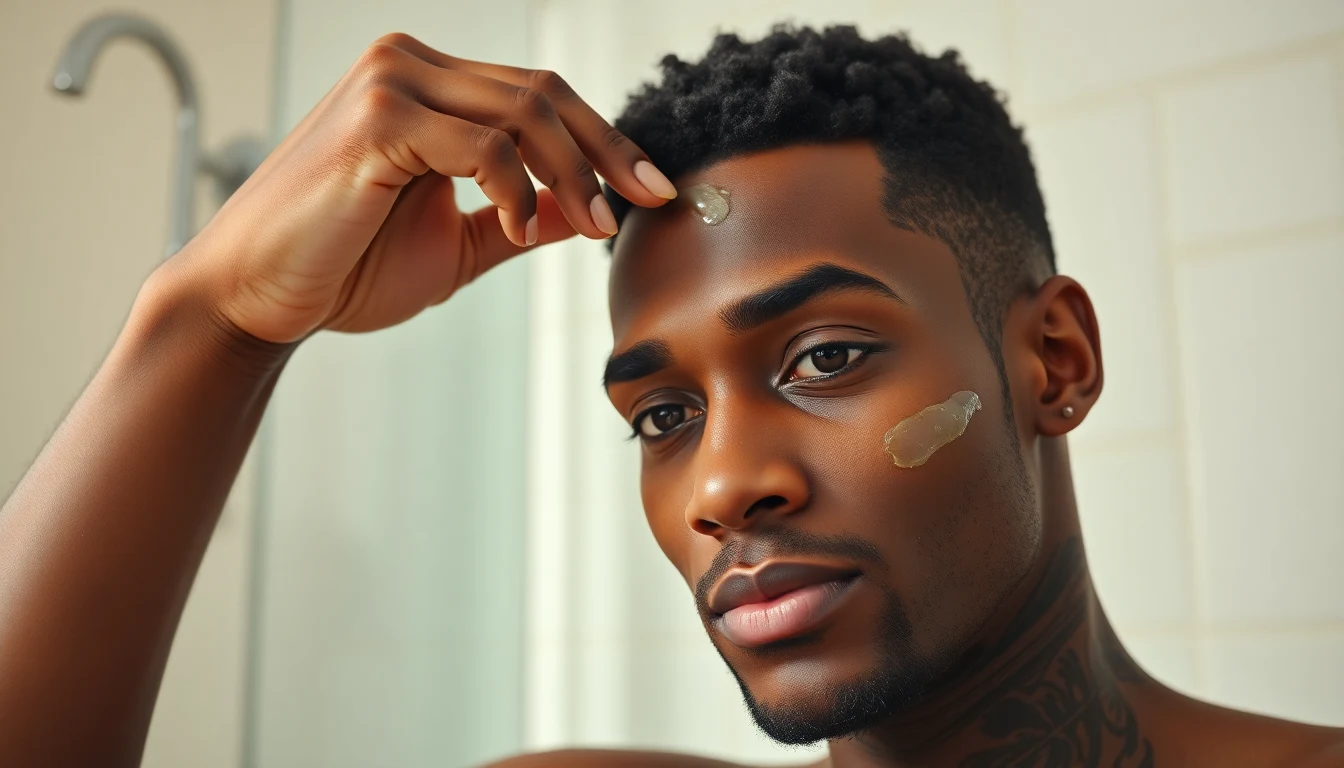How to Moisturize Your Scalp with Dreads: The Complete Guide — man applying scalp treatment