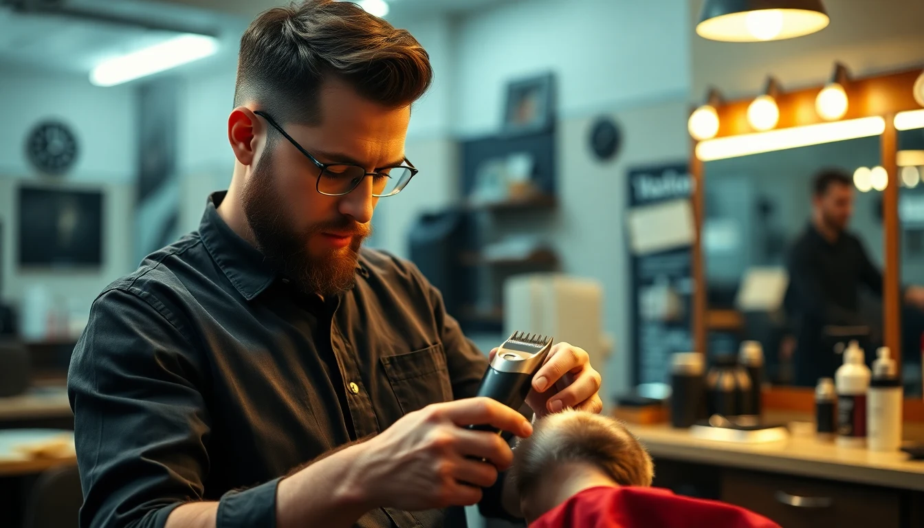 How to Oil Hair Clippers (And Why You Must) — barber maintaining hair clippers
