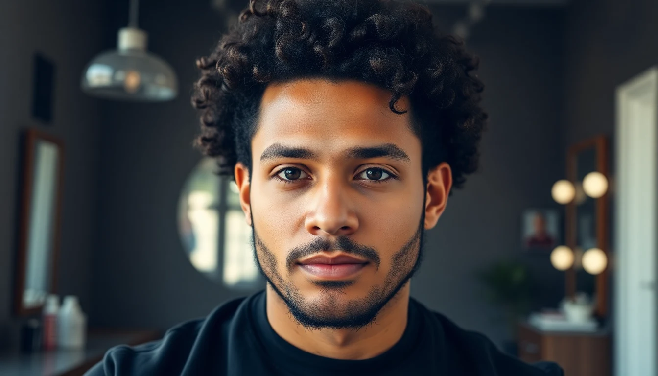 How to Reduce Frizz for Men with Curly Hair: Causes, Fixes, and Products — man with natural curly hair