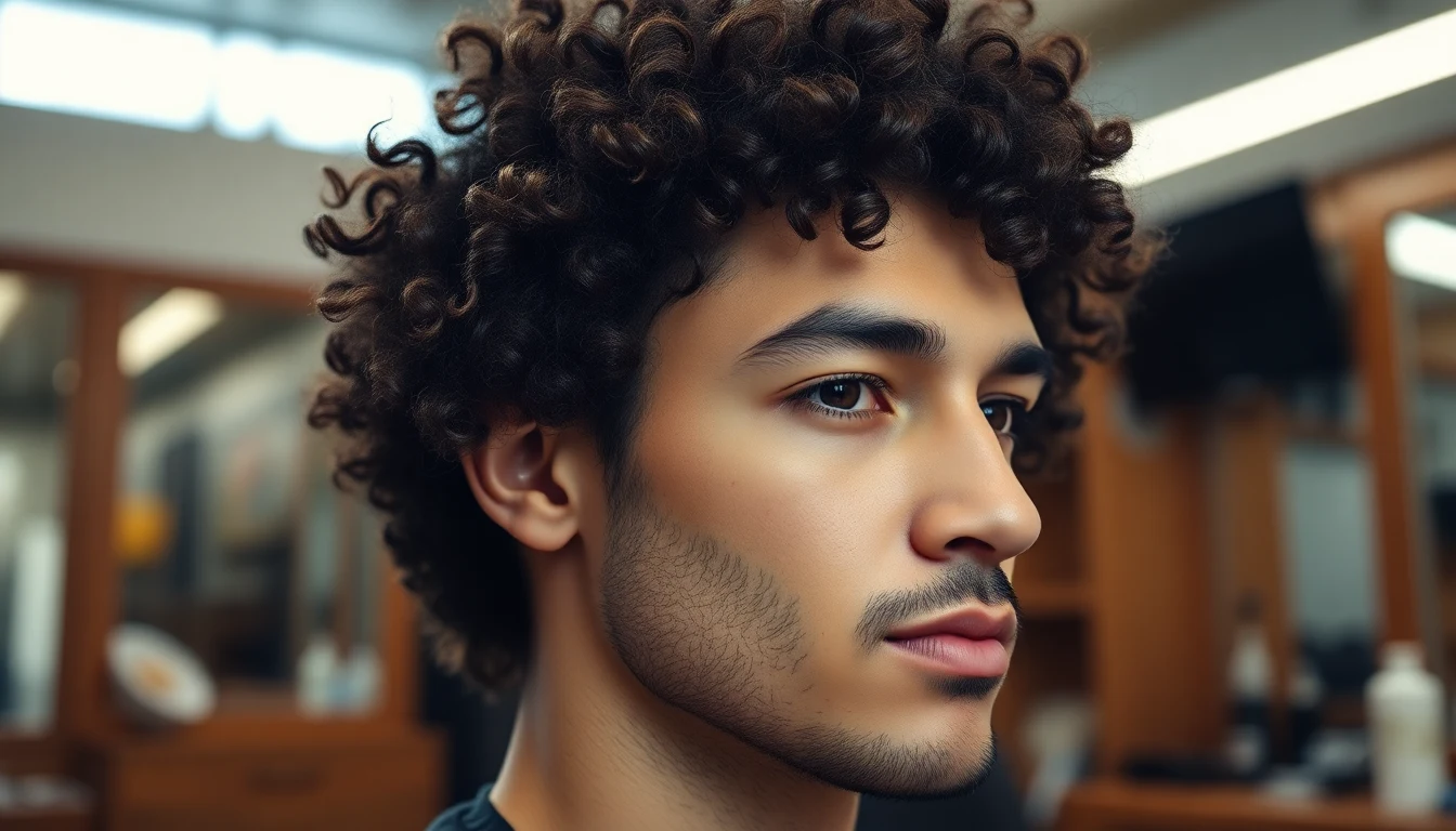 How to Reduce Frizz for Men with Curly Hair: Causes, Fixes, and Products — man with natural curly hair