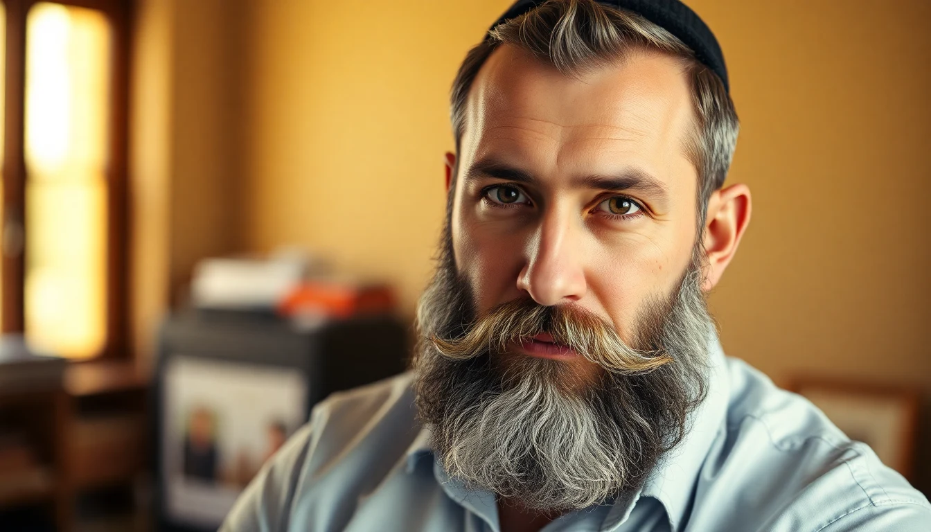 How to Wash and Maintain Peyot: Daily Care for Sidelocks at Every Length — Jewish man halachic grooming peyot sidelocks