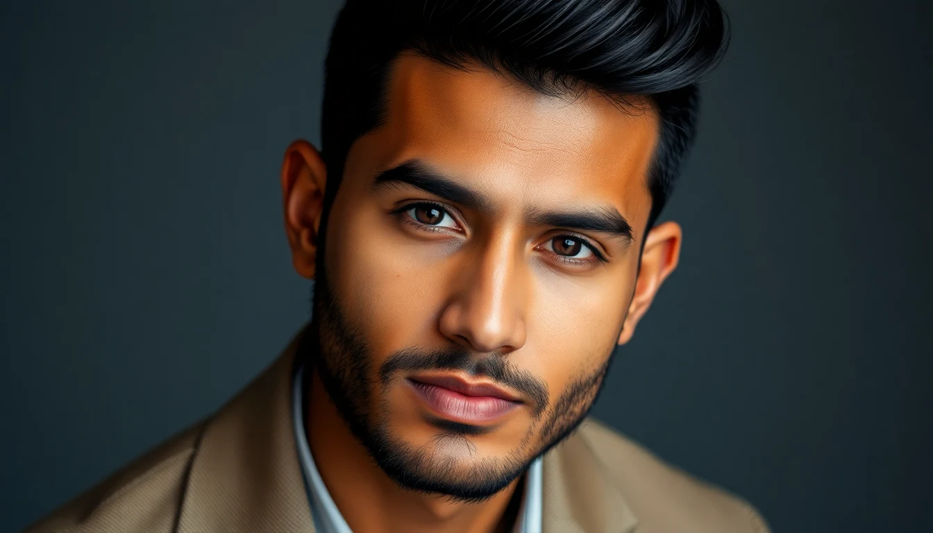 Indian Men’s Skincare Routine: Ayurvedic and Modern Approaches — South Asian man with stylish haircut