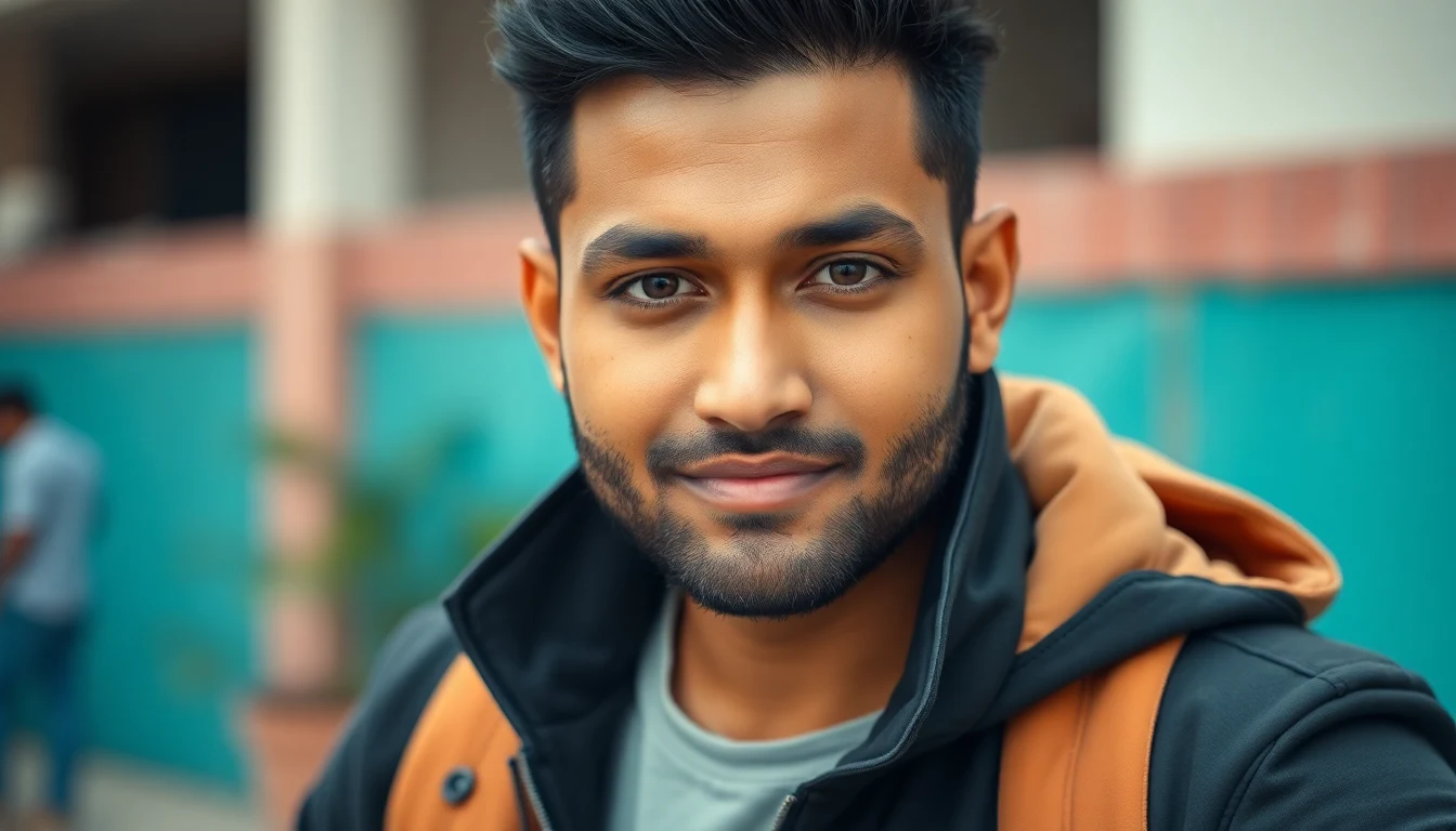 Indian Men’s Skincare Routine: Ayurvedic and Modern Approaches — South Asian man with stylish haircut