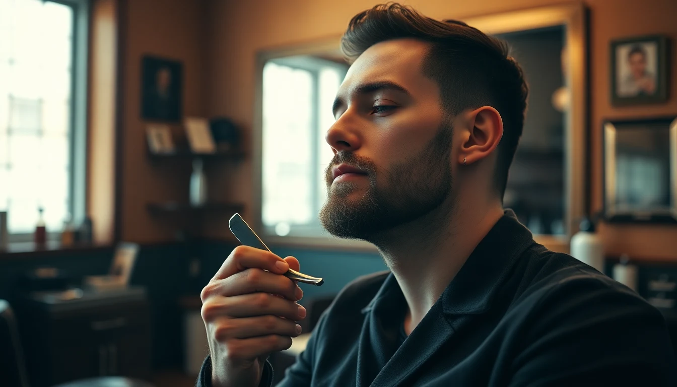 Is It Better to Shave Wet or Dry? The Honest Answer — man shaving with straight razor