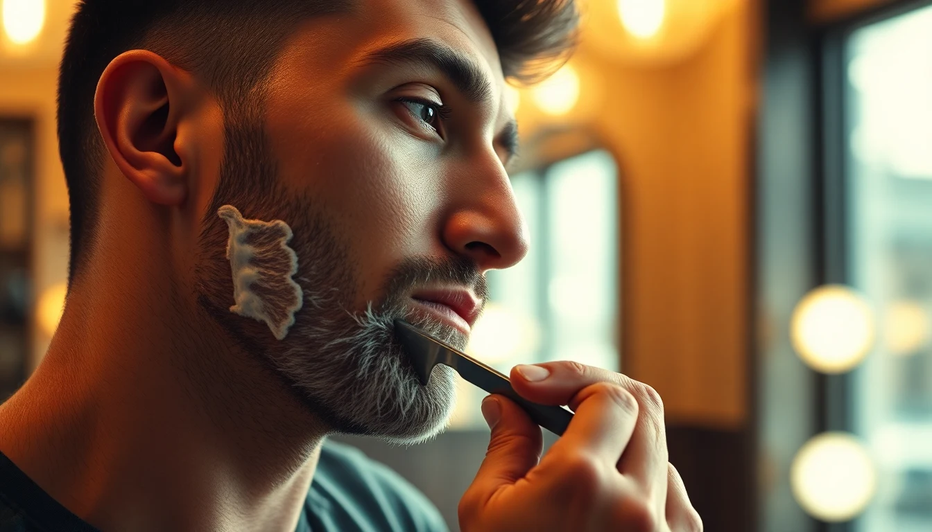 Is It Better to Shave Wet or Dry? The Honest Answer — man shaving with straight razor