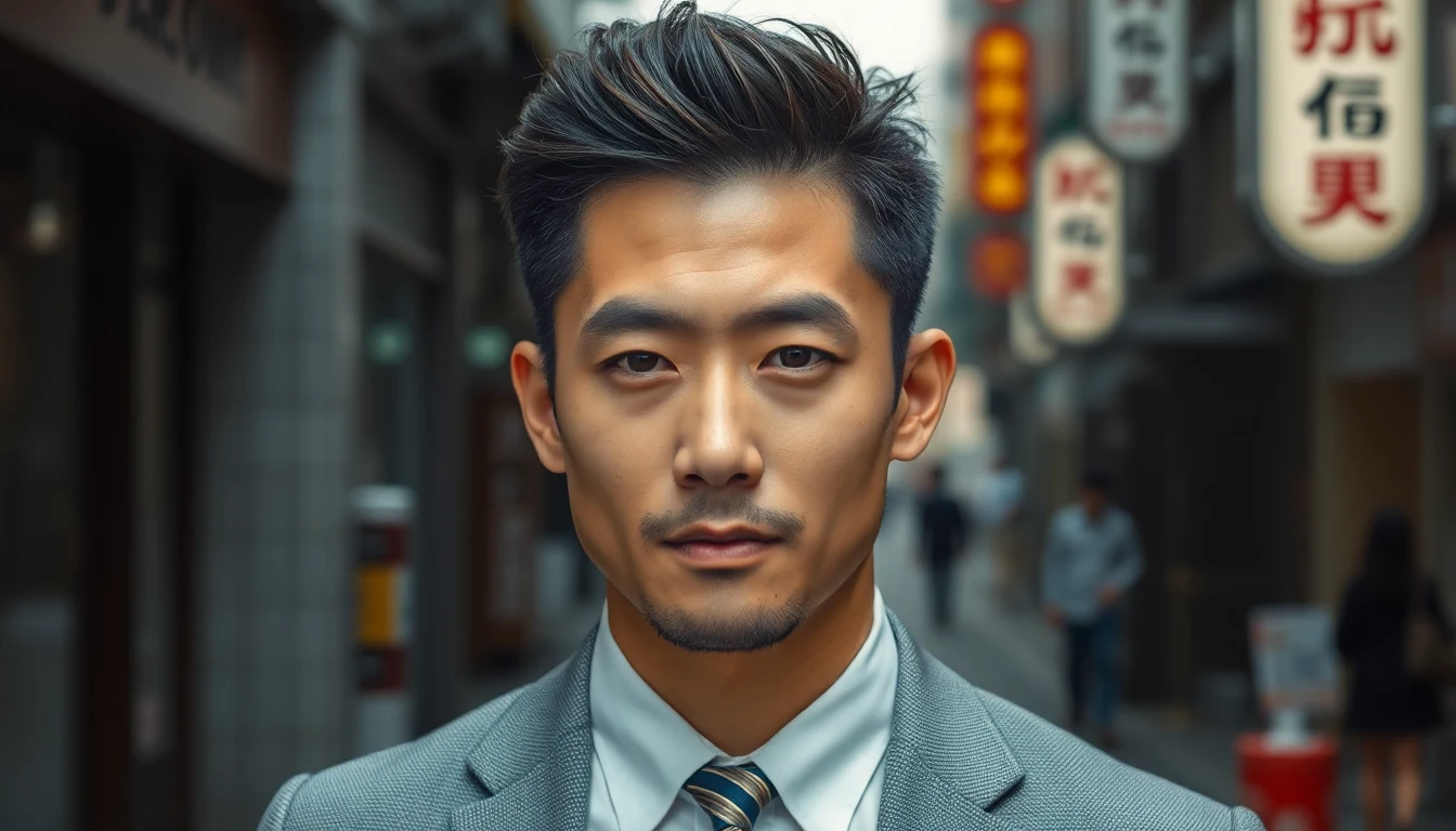 Japanese Hairstyles for Men: 12 Classic and Modern Cuts (2026 Guide) — Japanese man with modern hairstyle
