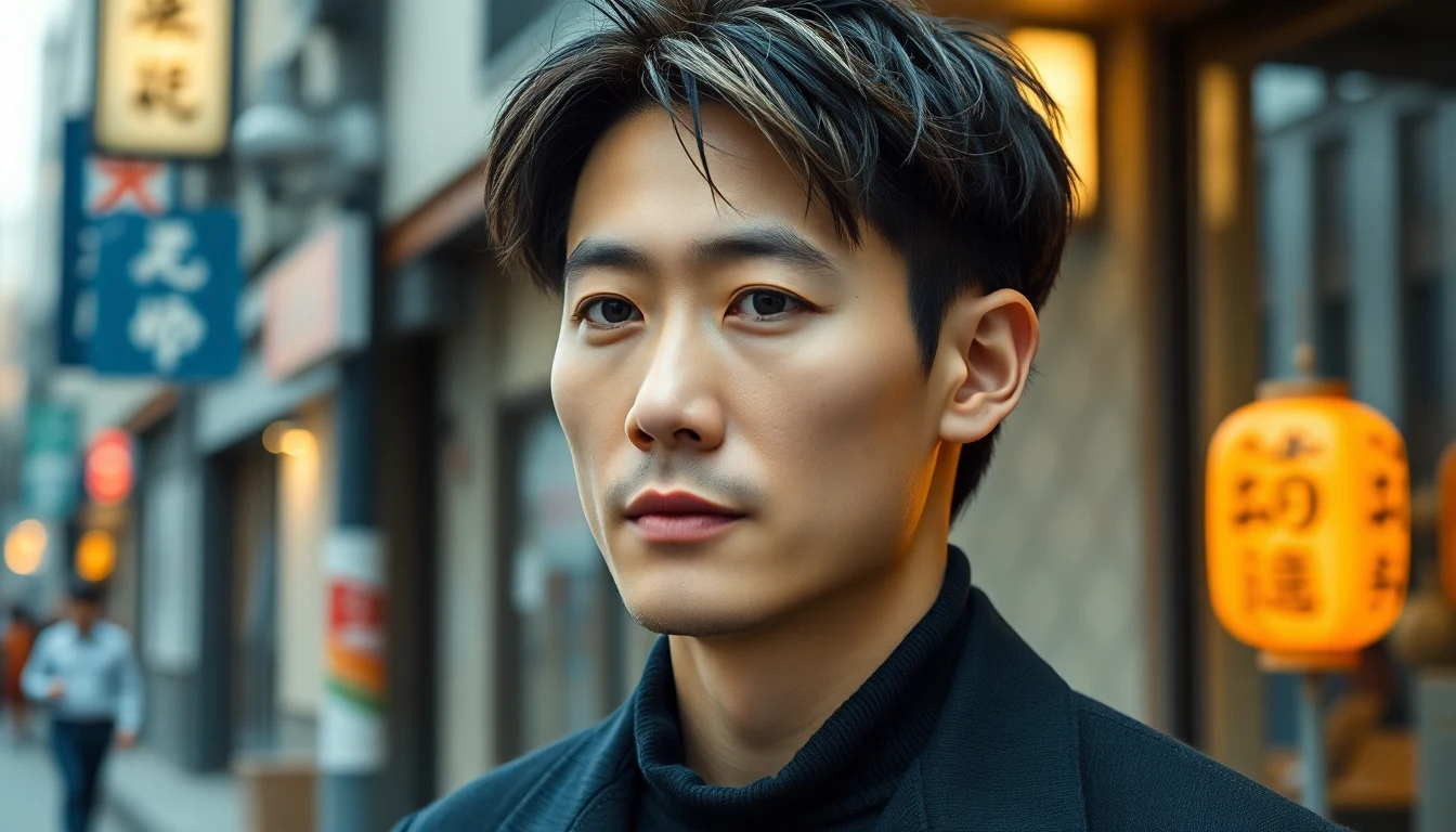 Japanese Hairstyles for Men: 12 Classic and Modern Cuts (2026 Guide) — Japanese man with modern hairstyle