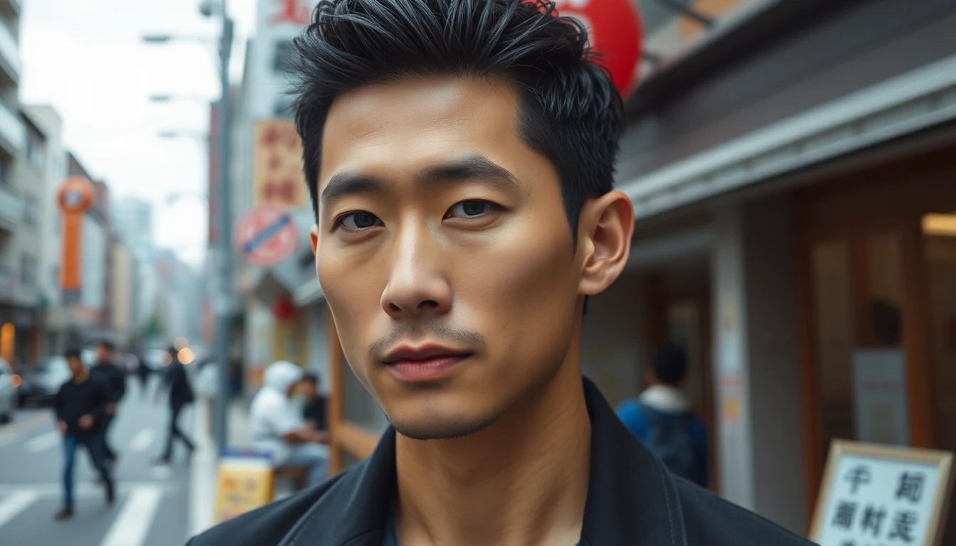 Japanese Hairstyles for Men: 12 Classic and Modern Cuts (2026 Guide) — Japanese man with modern hairstyle