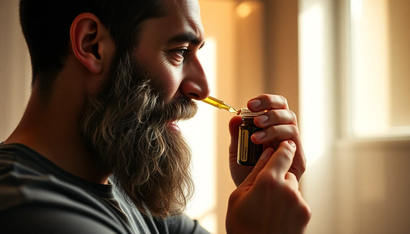 Jewish Beard Care: Oils, Balms, and Maintenance for Every Level of Observance — man applying beard oil to beard