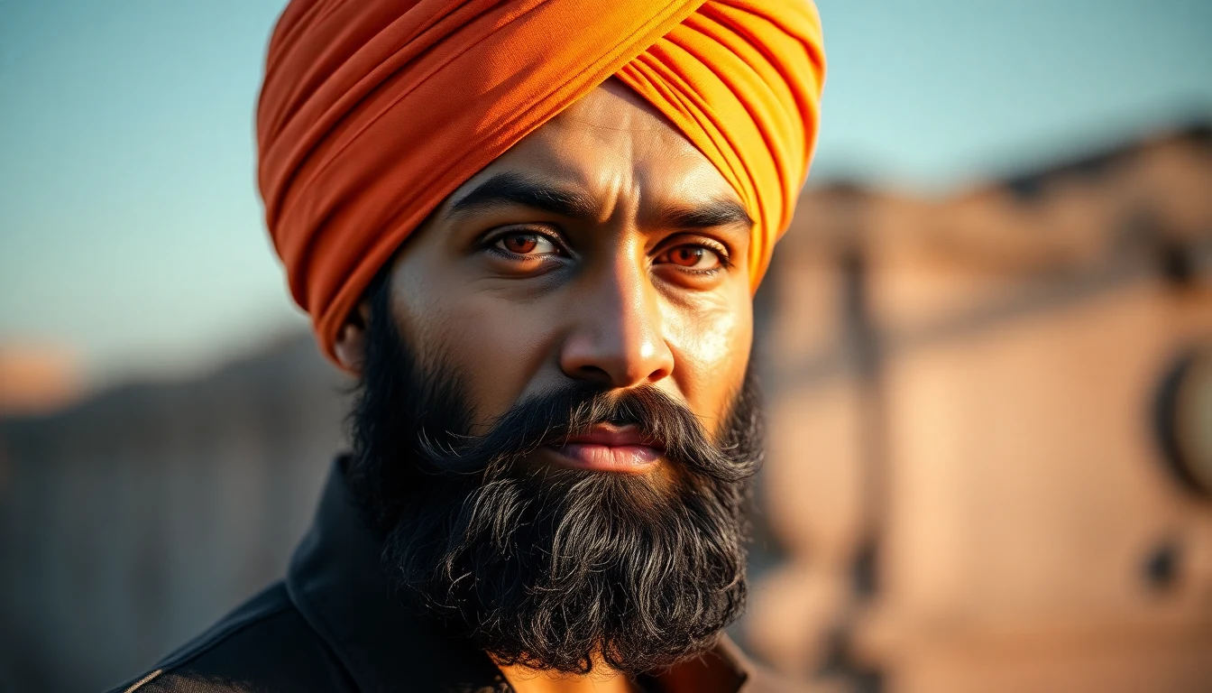 Joora Care Guide for Sikh Men: How to Tie, Maintain, and Keep Your Topknot Healthy — Sikh man with turban kesh hair care