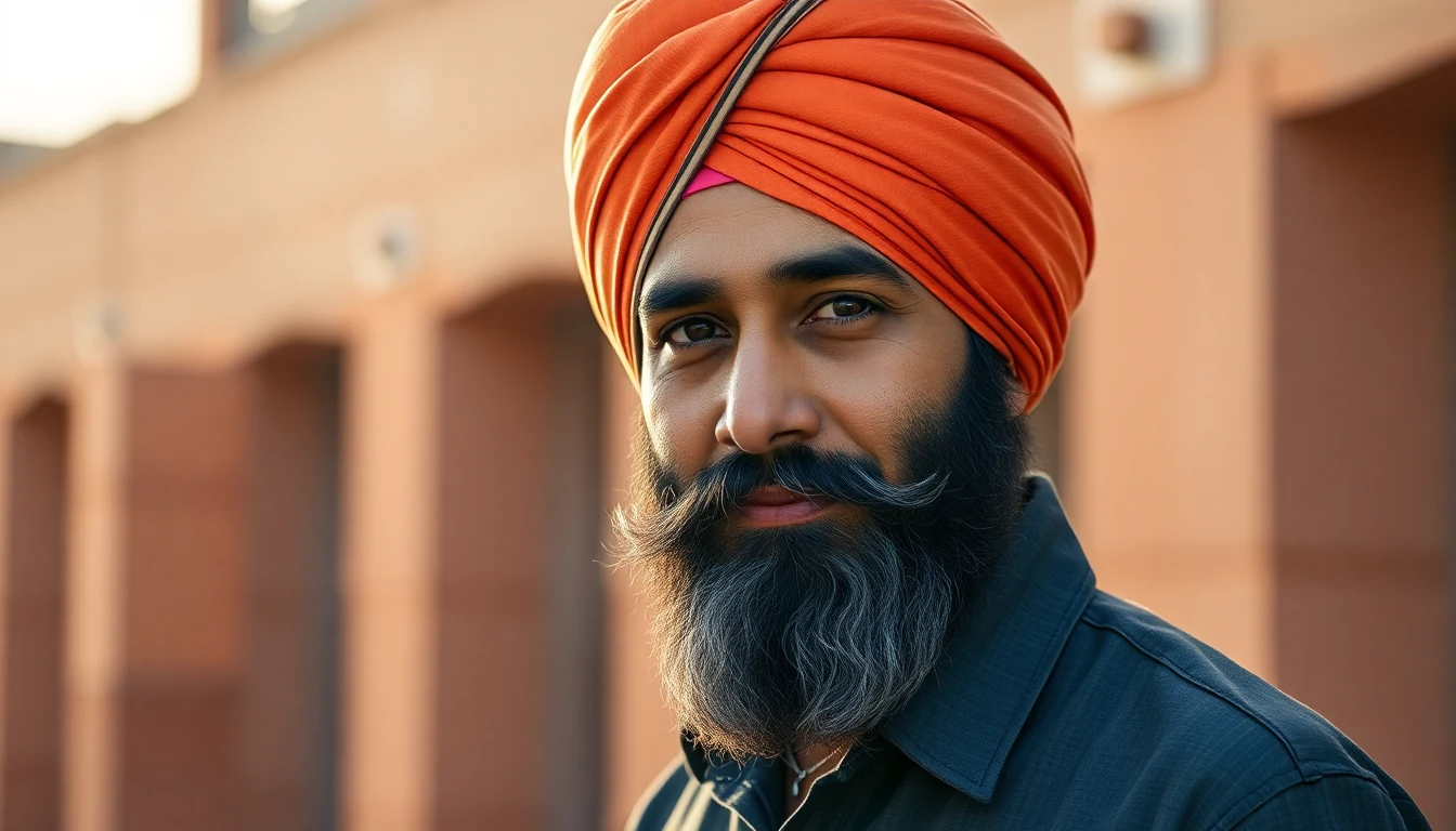 Joora Care Guide for Sikh Men: How to Tie, Maintain, and Keep Your Topknot Healthy — Sikh man with turban kesh hair care