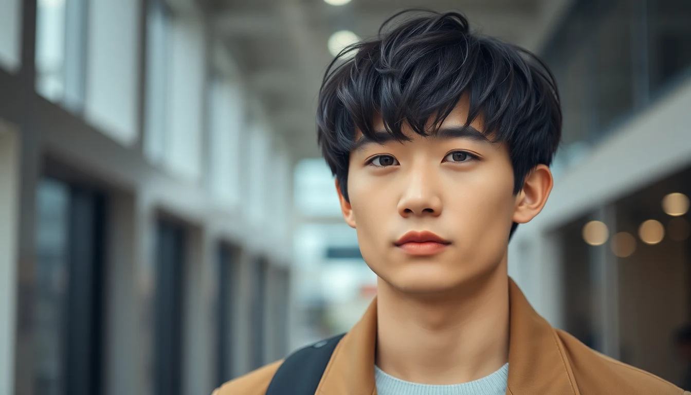 Korean Hairstyles for Men: 15 Styles Trending in 2026 — Asian man with stylish haircut